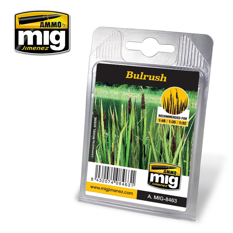 Ammo by MIG - Dioramas - Laser Cut Plants - Bulrush - Miniature Figure