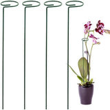 Plant Metal Stake Support Stick (Dark Green)