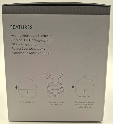 Diffuser - Earth Essence Wood Grain & Colour Changing Aroma (Set of 2)