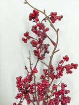 Artificial Mini Berry Spray (Burgundy)