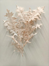 Artificial Dusty Oak Leaf Spray (Pink)