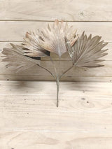 Artificial Fan Palm Leaf Bush (Coffee)