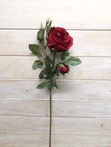 Artificial Single iceberg Rose stem (Red)