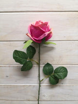 Artificial Limbo Rose Bud Stem (Mauve Beauty)