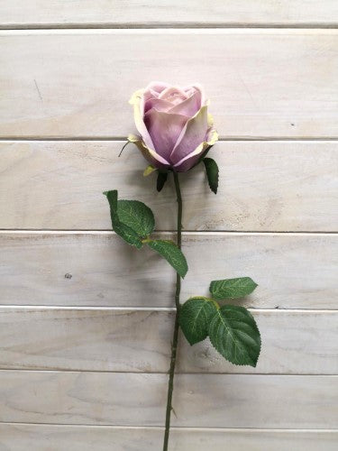 Artificial Limbo Rose Bud Stem (Mauve Purple)