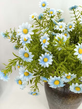 Artificial Wild Daisy Spray (Baby Blue)