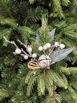 Artificial Antique Pick with Bell & White Berries