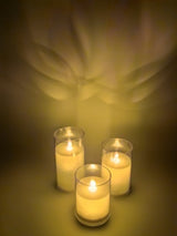 Flameless Acrylic Candle - Remote Control (Set of 3)