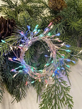Firecracker Silver String with 100 Multi Lights (3M)