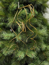 Tree Ornament - Glitter Thin Curly Twig Spray X 5 (Gold)