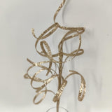 Thin Curly Twig Spray - 40cm (Champagne)