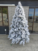 Mixed Snowy Pine Tree Christmas & 900 Multi Function Lights & 7686 Tips - 10'