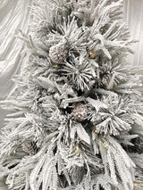 Mixed Snowy Pine Tree Christmas & 900 Multi Function Lights & 7686 Tips - 10'