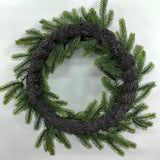 Real Touch Douglas Pine Wreath with Cones (24")