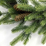 Real Touch Douglas Pine Wreath with Cones (24")
