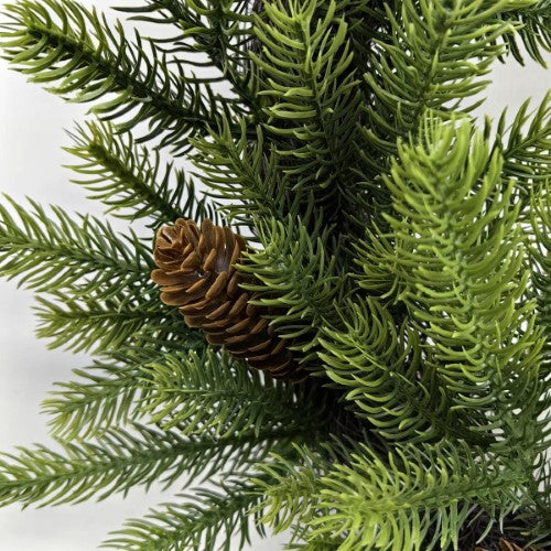 Real Touch Douglas Pine Wreath with Cones (24")