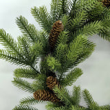Real Touch Douglas Pine Wreath with Cones (24")
