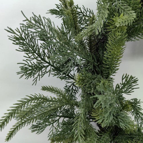 Artificial Real touch Mixed Pine Wreath (24")