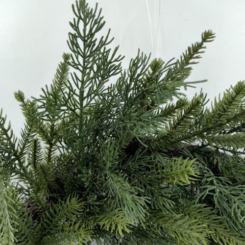 Artificial Real touch Mixed Pine Wreath (24")