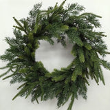 Artificial Real touch Mixed Pine Wreath (24")