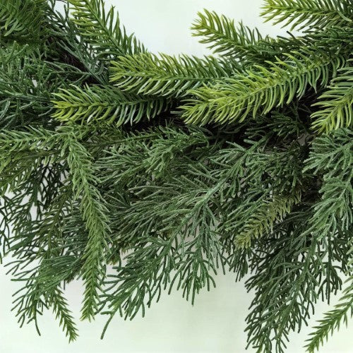 Artificial Real touch Mixed Pine Wreath (24")