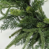 Artificial Real touch Mixed Pine Wreath (24")