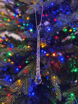 Tree Ornament - Crystal Water Drop (Box of 6)