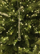 Tree Ornament - Crystal Water Drop (Box of 6)