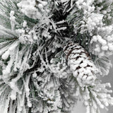 Pine Chistmas Tree With Pinecones & 1300  Lights & 10446 Tips - 12'