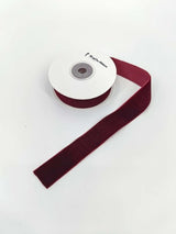 Christmas Tape - 2.5cm x 4.5M Velvet (Dark Red)