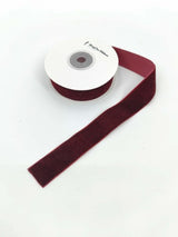 Christmas Tape - 2.5cm x 4.5M Velvet (Dark Red)