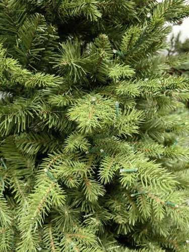 Mixed Juniper Pine Christmas Tree with 1500 LED Lights & 3913 Tips - 7.5'