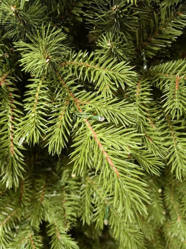 Mixed Juniper Pine Christmas Tree with 1500 LED Lights & 3913 Tips - 7.5'