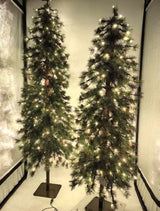Needle Pine Christmas Tree  = & 160 Multi Function LED Lights & 316 Tips - 5'