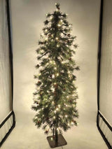 Needle Pine Christmas Tree  = & 160 Multi Function LED Lights & 316 Tips - 5'