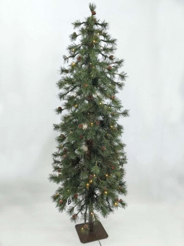 Needle Pine Christmas Tree  = & 160 Multi Function LED Lights & 316 Tips - 5'