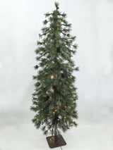 Needle Pine Christmas Tree  = & 160 Multi Function LED Lights & 316 Tips - 5'