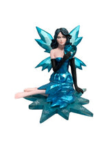 Ornament - Blue Crystal Heart Fairy (10 x 10 x 8.5cm)