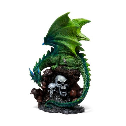 Ornament - Enchanted Nightmare Emerald Spirit of the Forest Skull Dragon