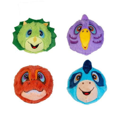 Plush Bouncing Ball - Dino (Set of 12 Assorted)