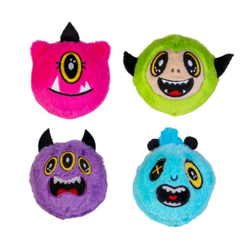 Plush Bouncing Ball - Monster (Set of 12 Assorted)