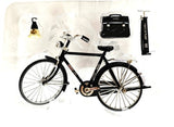 Ornament - Retro Bicycle Black (18 x 6 x 3cm)