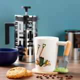 Ceramic Shaped Handle Mug - Garden Trowel (400ml)