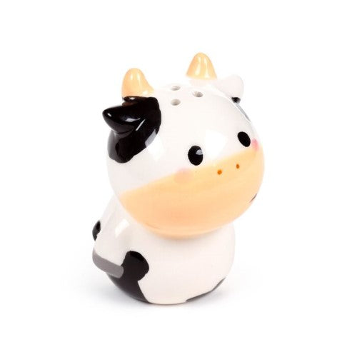 Ceramic Salt & Pepper Set - Black and White Cow