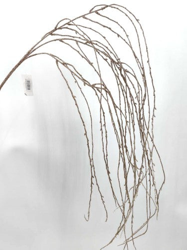 Artificial Willow Spray (Champagne Glitter)
