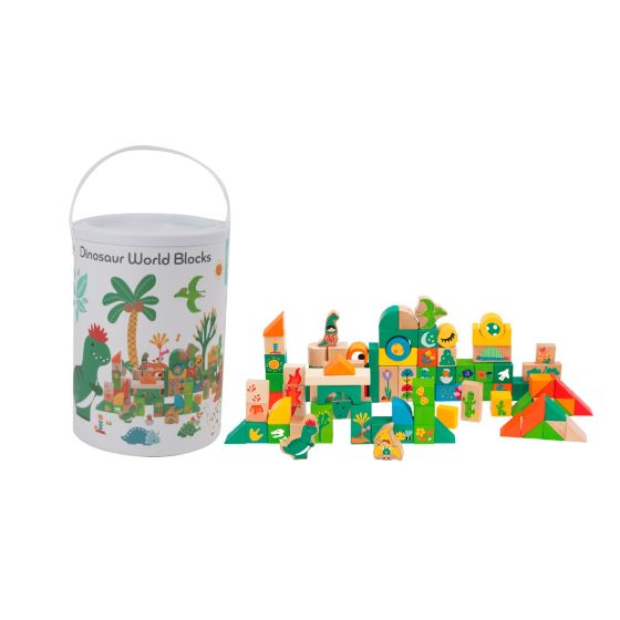 Dinosaur World Blocks - 100pcs - Classic World