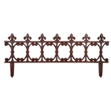 Elegant large fleur-de-lis lawn fence enhancing outdoor spaces with durability and sophisticated design.