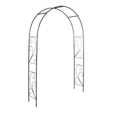 Garden Arch Scroll - Black 135 x 221cm (Set of 2)