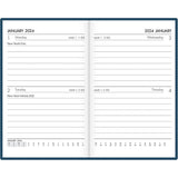 Collins Diary A72P Navy Even Year