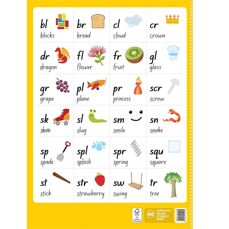 Large-format literacy modelling book with 30mm ruled lines and heavy 160gsm paper, ideal for teaching writing skills.